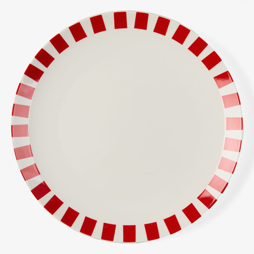 12 Piece Red & White Winnie Dinner Set