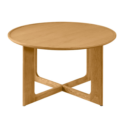 Anselm Oak Wood Side Table