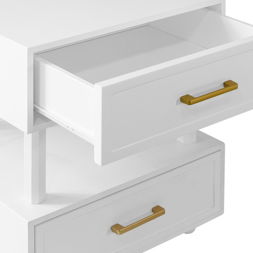 Crossan 2 Drawer Bedside Table