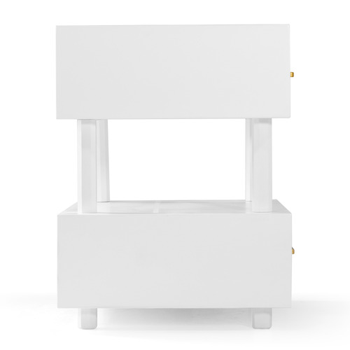 Crossan 2 Drawer Bedside Table