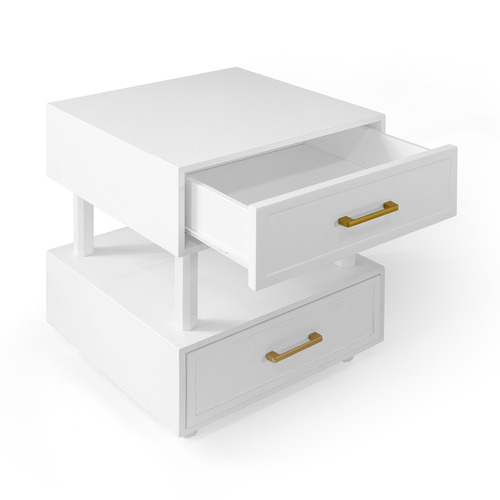 Crossan 2 Drawer Bedside Table