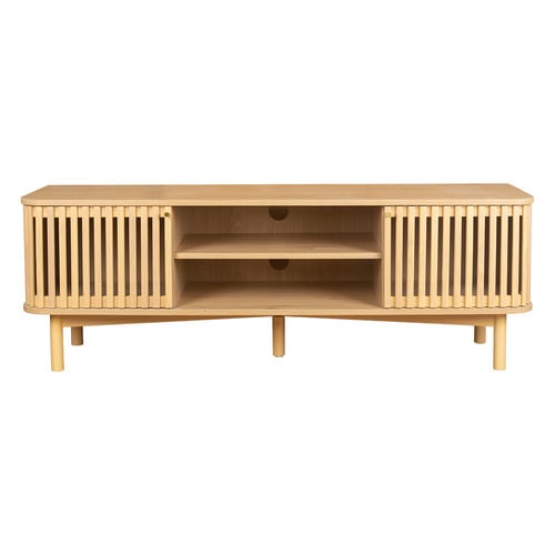Carrie 2 Door Rubberwood TV Unit