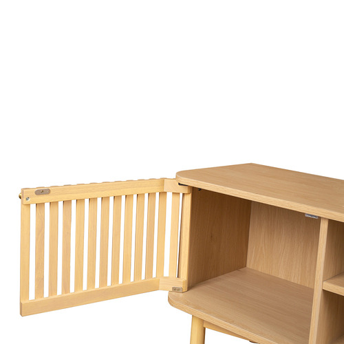 Carrie 2 Door Rubberwood TV Unit