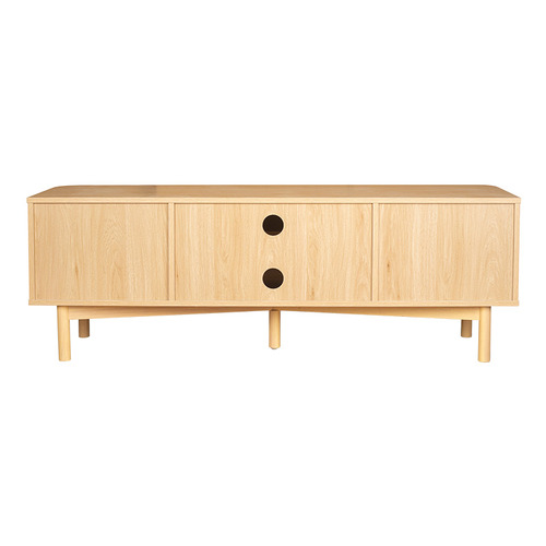 Carrie 2 Door Rubberwood TV Unit