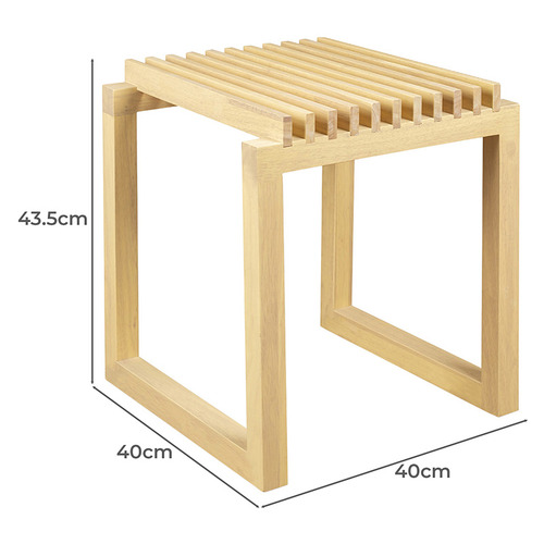 Oonagh Rubberwood Stool