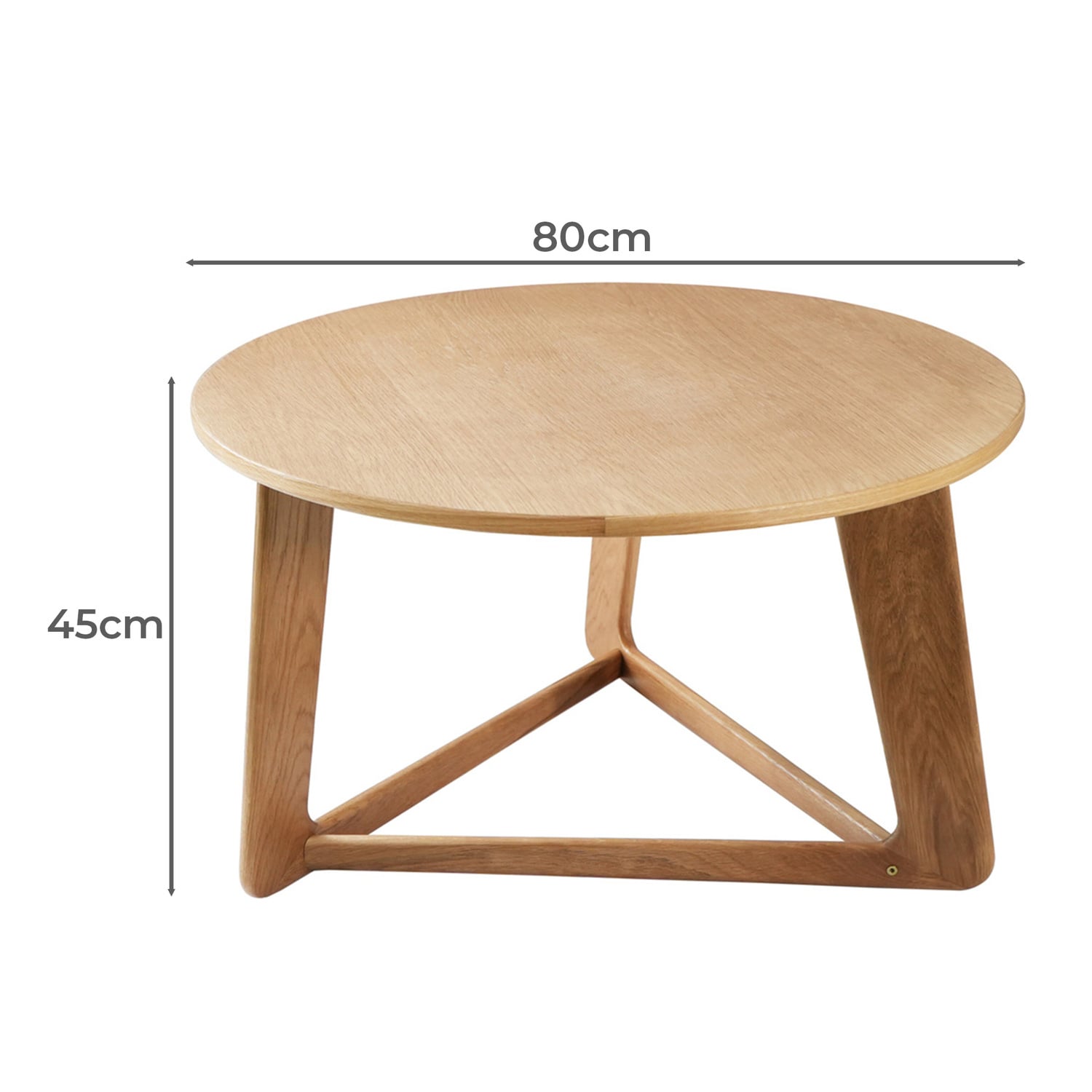 Ella Oak Wood Coffee Table