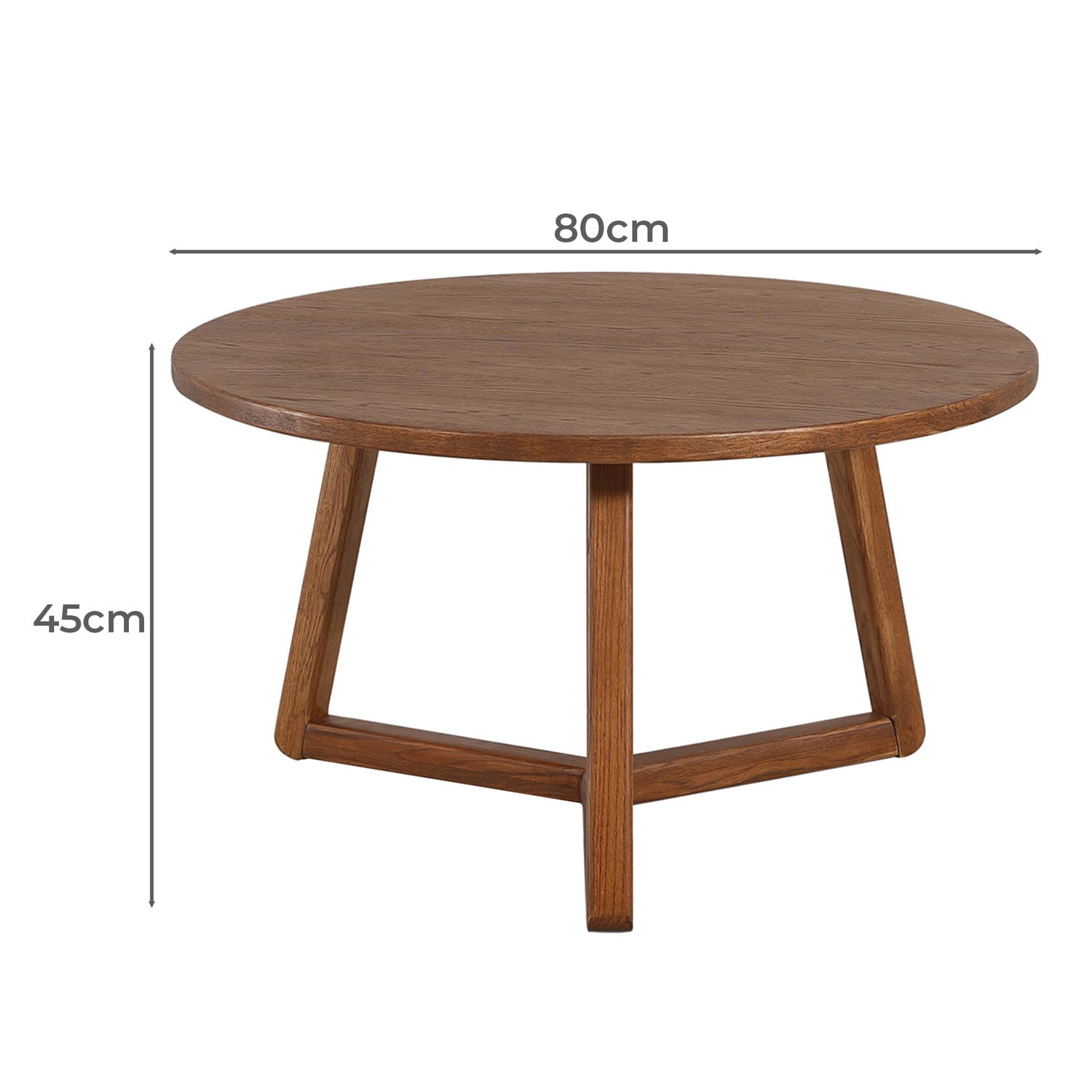 Elroy Oak Wood Coffee Table