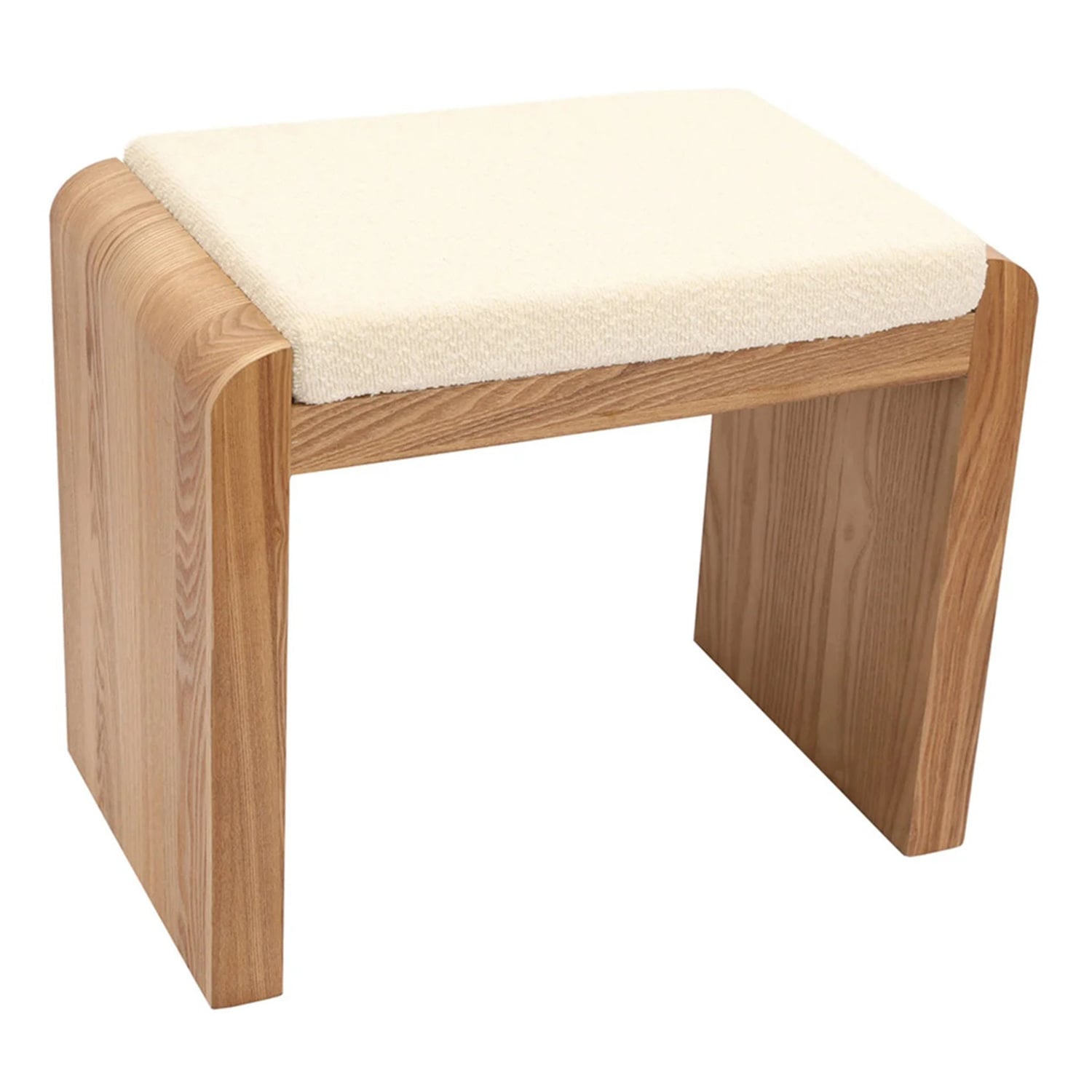 Izyan Cotton & Linen Accent Stool
