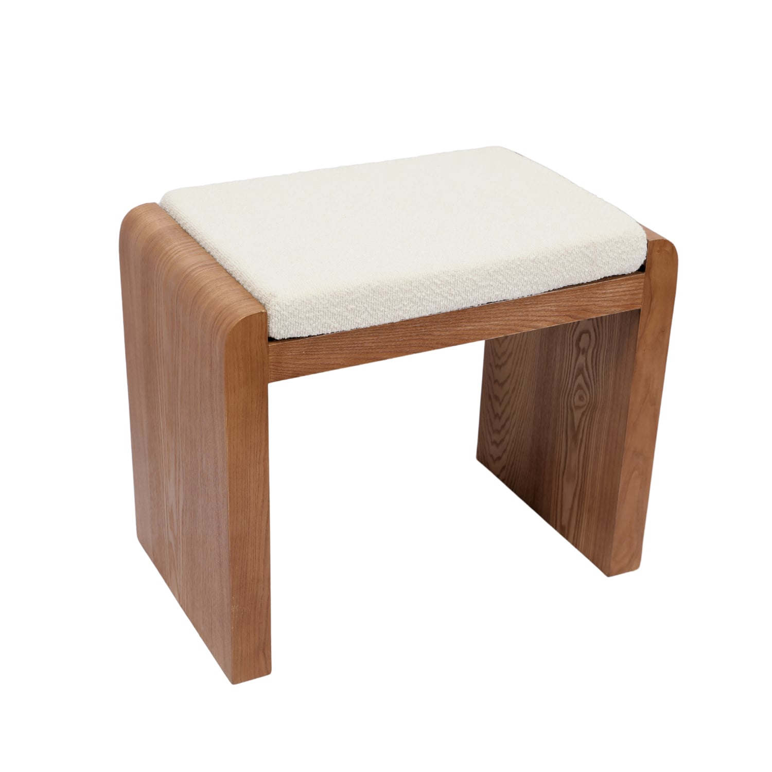 Izyan Cotton & Linen Accent Stool