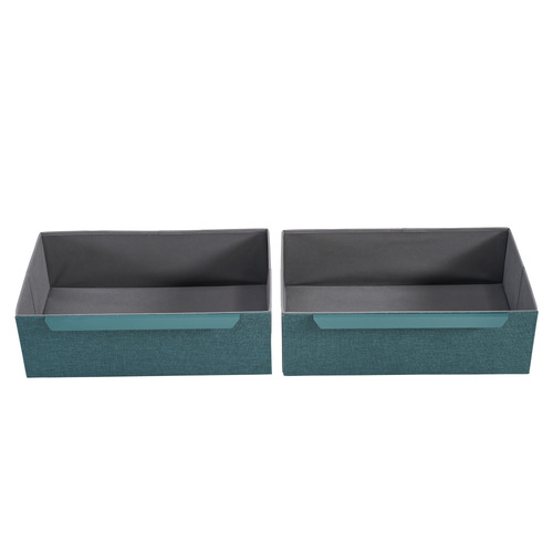 Judith 2 Drawer Fabric Bedside Table