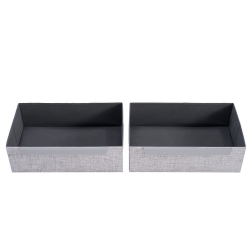 Judith 2 Drawer Fabric Bedside Table