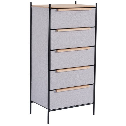 Heidi 5 Drawer Fabric Chest