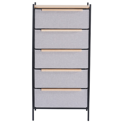 Heidi 5 Drawer Fabric Chest