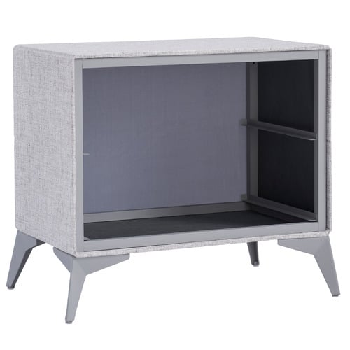 Judith 2 Drawer Fabric Bedside Table