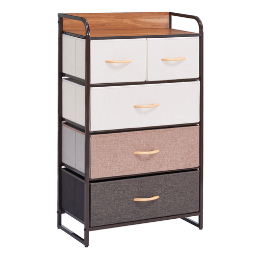 Adel 5 Drawer Fabric Chest