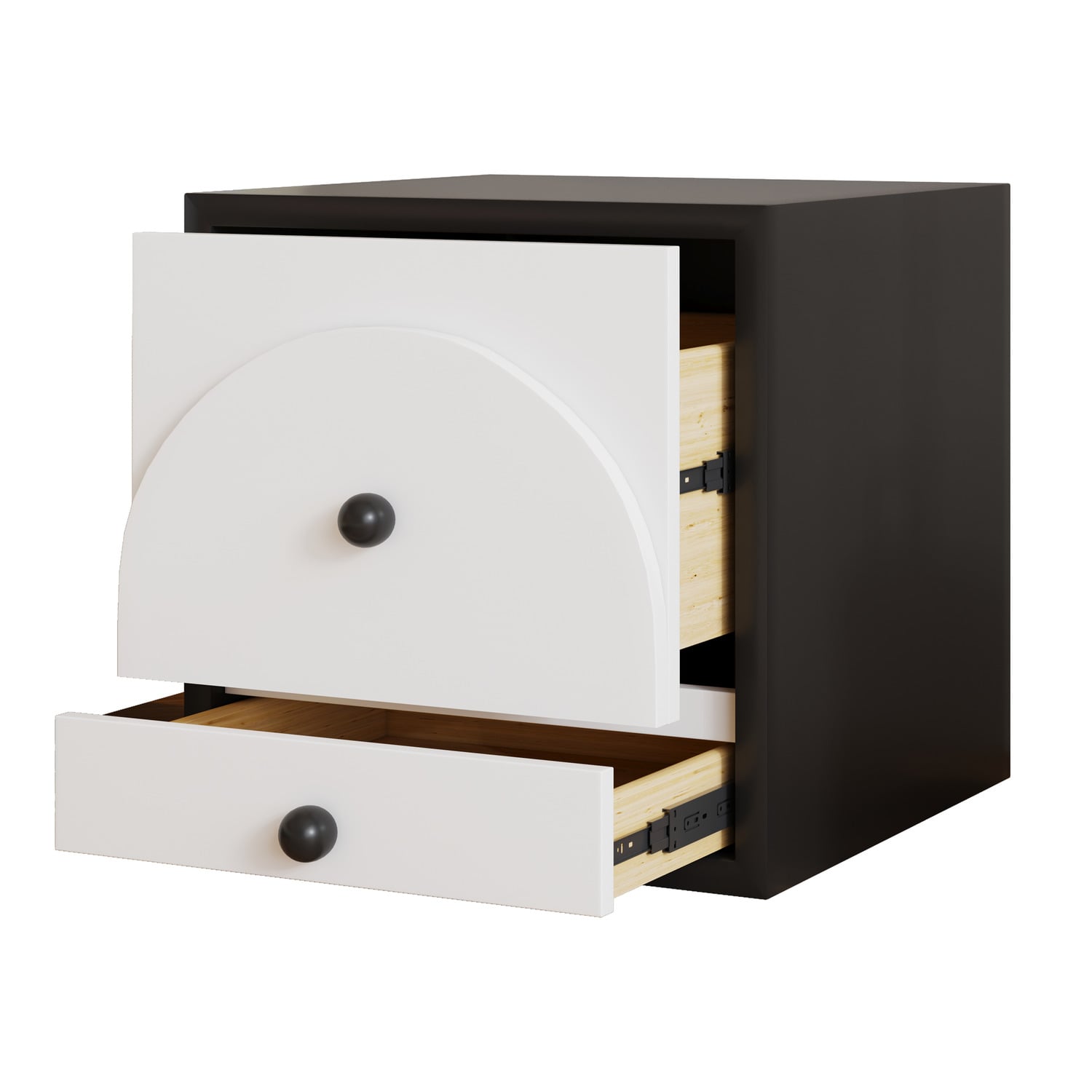 Solara 2 Drawer Bedside Table