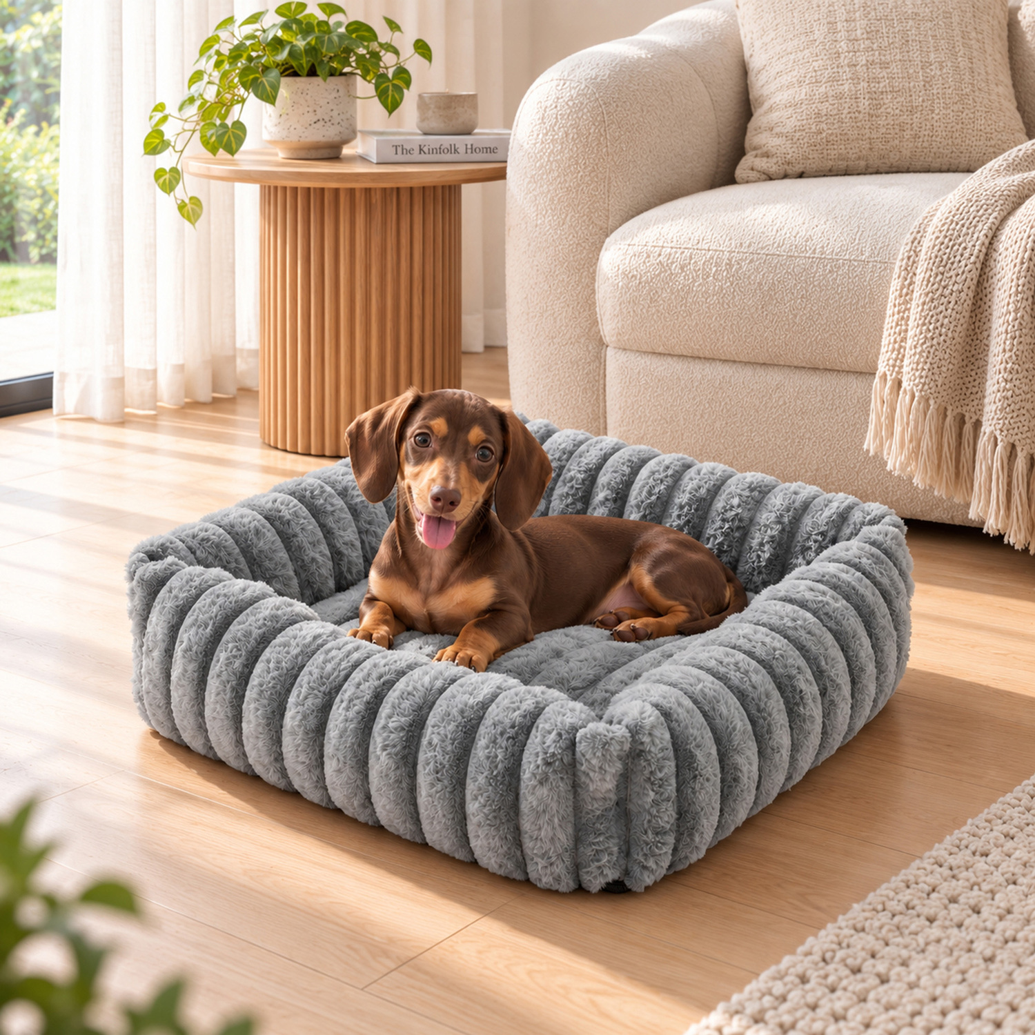 Max-Faux-Fur-Dog-Bed