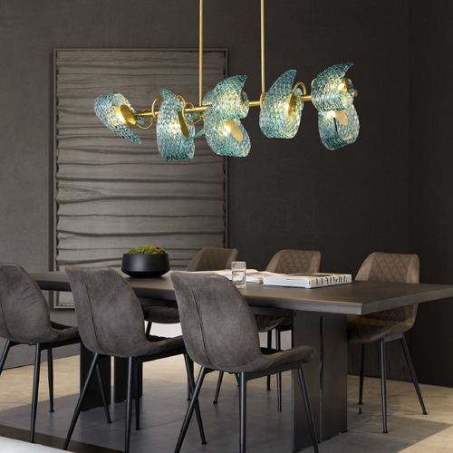 Horton Brass 8 Lamp Bar Spotlight