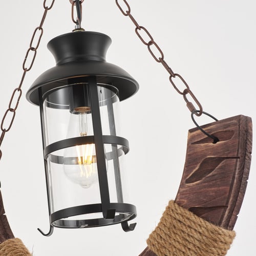 Lita Wooden Pendant Light
