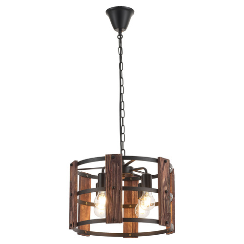 Sharon Wooden 4 Lamp Pendant Light