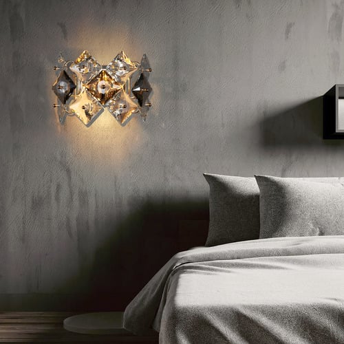 Karina Crystal 2 Lamp Wall Sconce