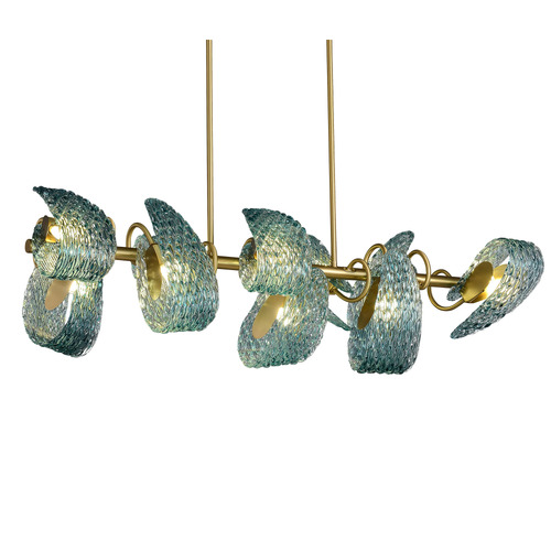 Horton Brass 8 Lamp Bar Spotlight