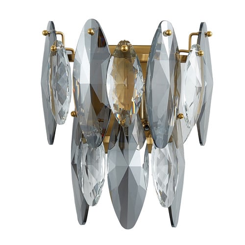 Eduard Crystal 2 Lamp Wall Sconce