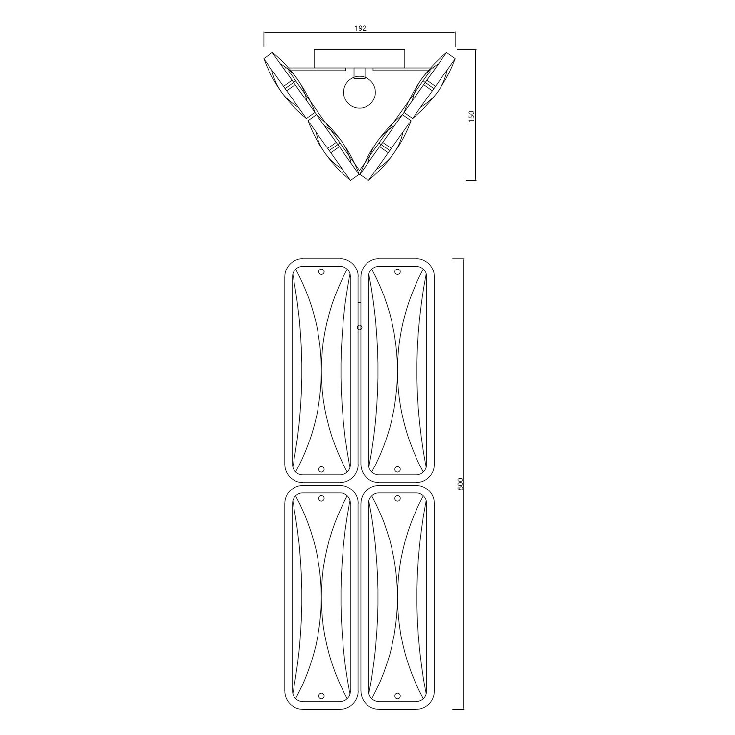 Frye Iron 2 Lamp Wall Sconce