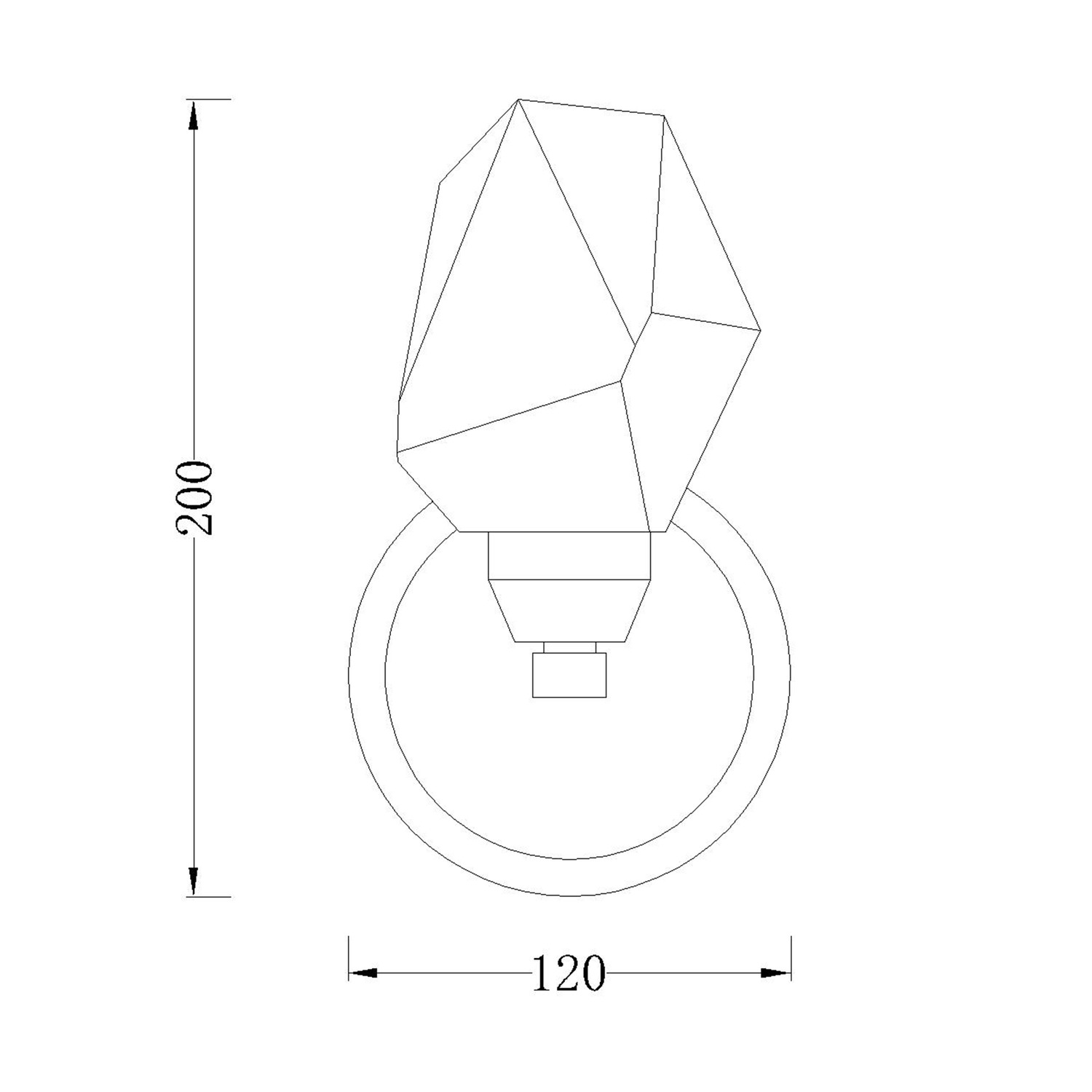 Ayers Brass Wall Sconce