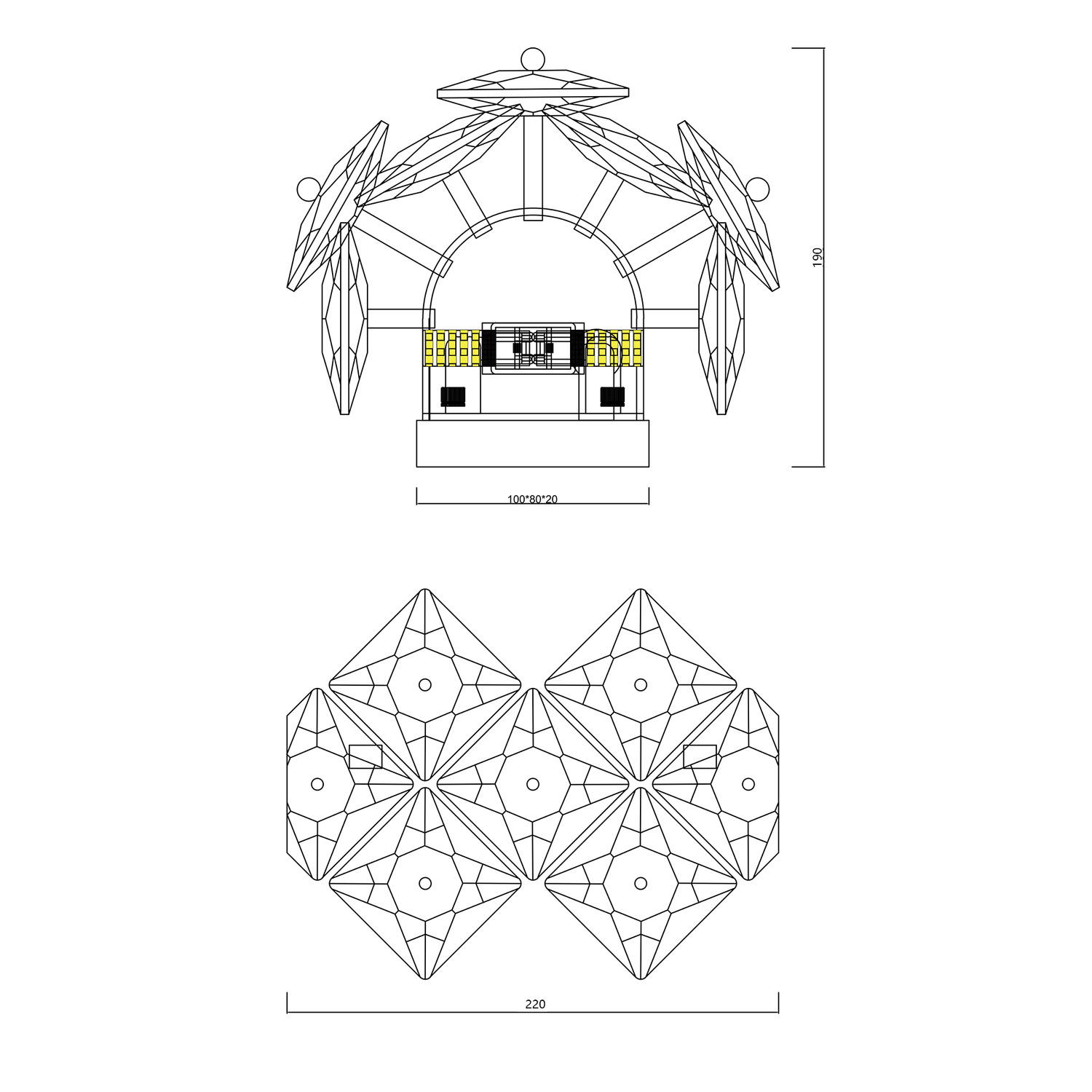 Karina Crystal 2 Lamp Wall Sconce