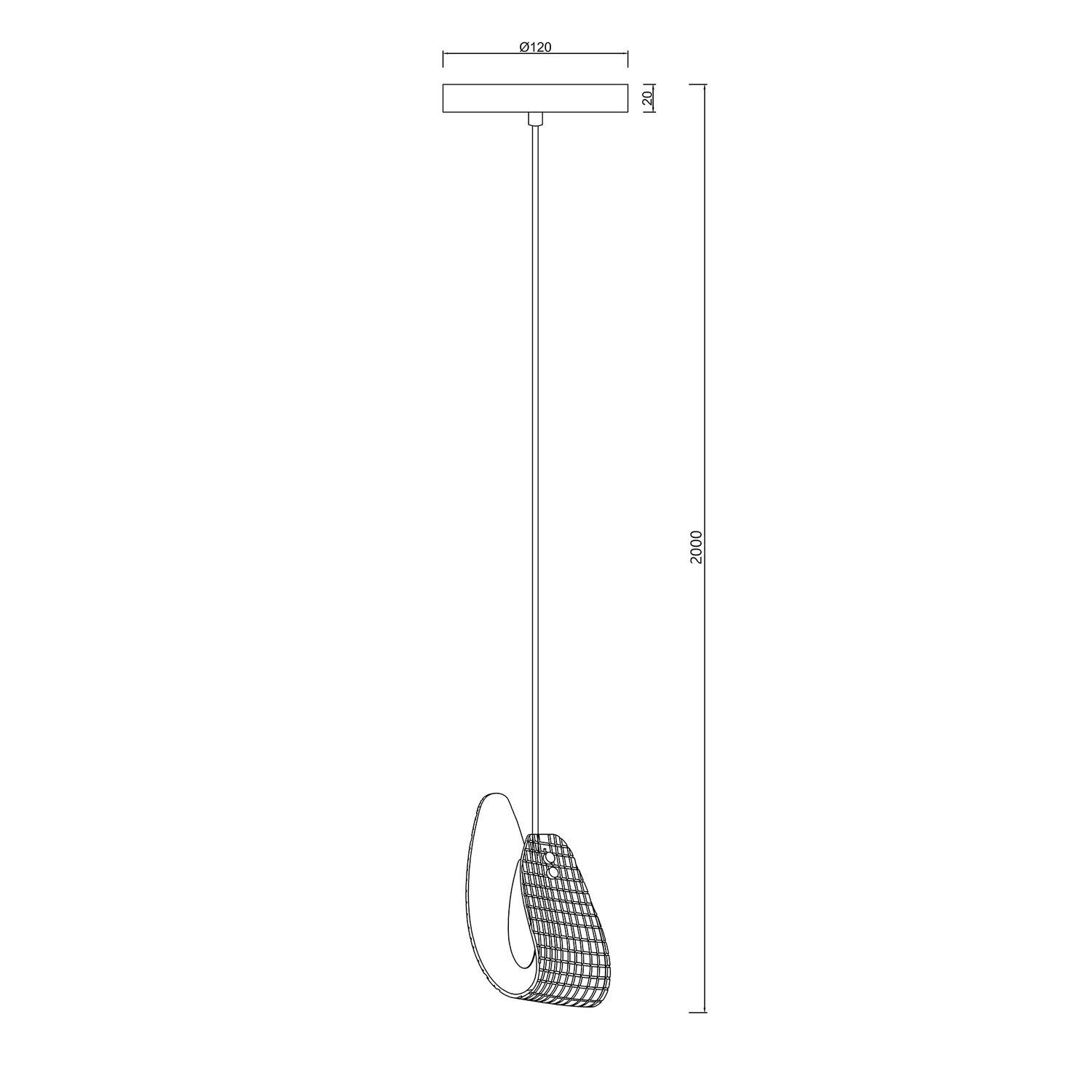 Horton Brass Pendant Light