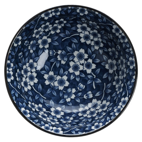 Tokyo Blue Sakura 18cm Porcelain Ramen Bowls