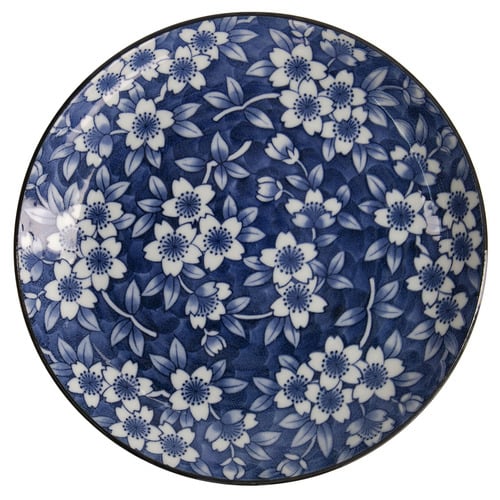 Tokyo Blue Sakura Round 21cm Porcelain Plates