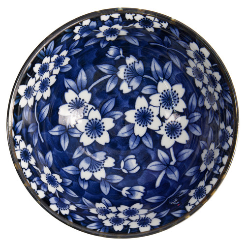 Tokyo Blue Sakura 15cm Porcelain Tayo Bowls