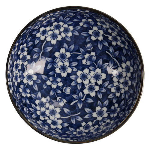Tokyo Blue Sakura 20cm Porcelain Ramen Bowls