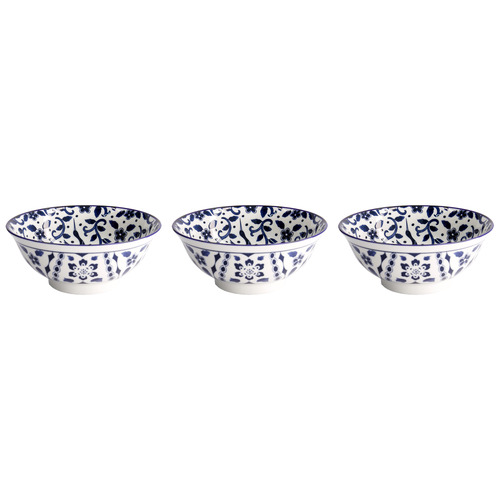 Tokyo Blue Maizuru 21cm Porcelain Ramen Bowls