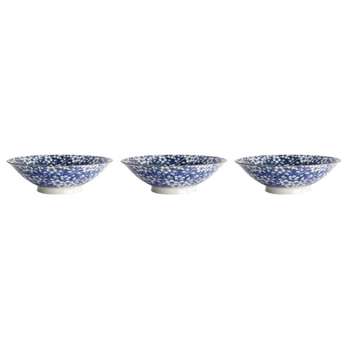 Tokyo Blue Sakura 25cm Porcelain Ramen Bowls