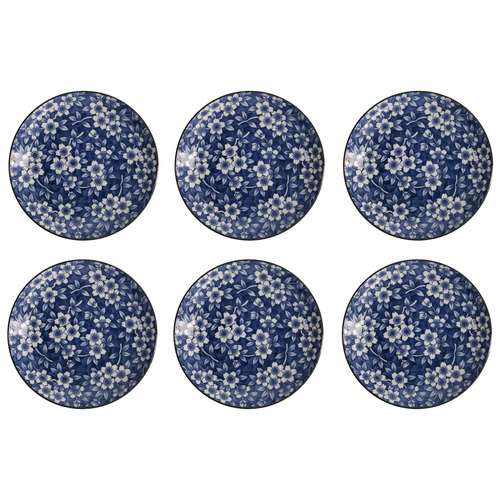 Tokyo Blue Sakura Round 21cm Porcelain Plates