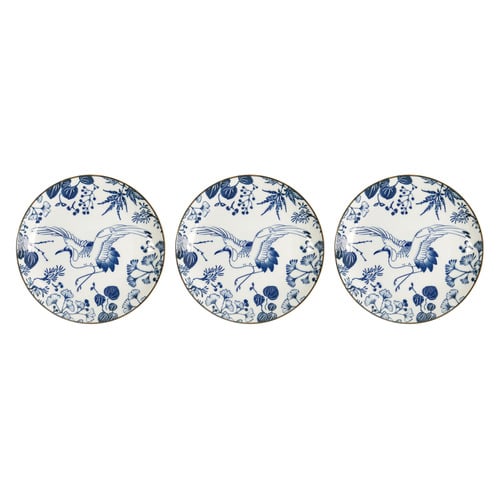 Flora Japonica Crane 25cm Porcelain Plates