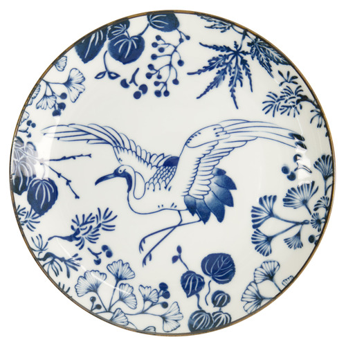 Flora Japonica Crane 20cm Porcelain Plates