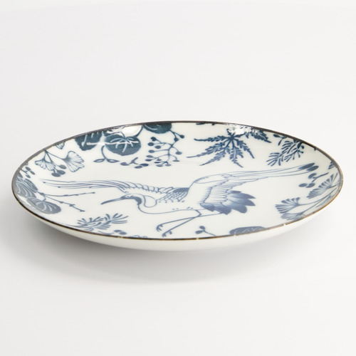 Flora Japonica Crane 16cm Porcelain Plates