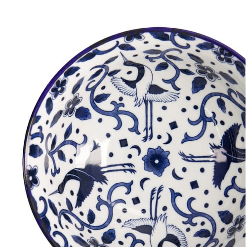 Tokyo Blue Maizuru 21cm Porcelain Ramen Bowls