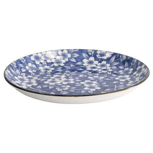 Tokyo Blue Sakura Round 21cm Porcelain Plates