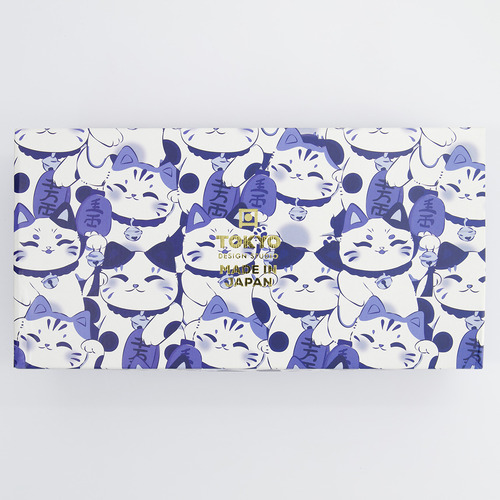 4 Piece Kawaii Cat Neko White Cat Bowl & Chopsticks Set