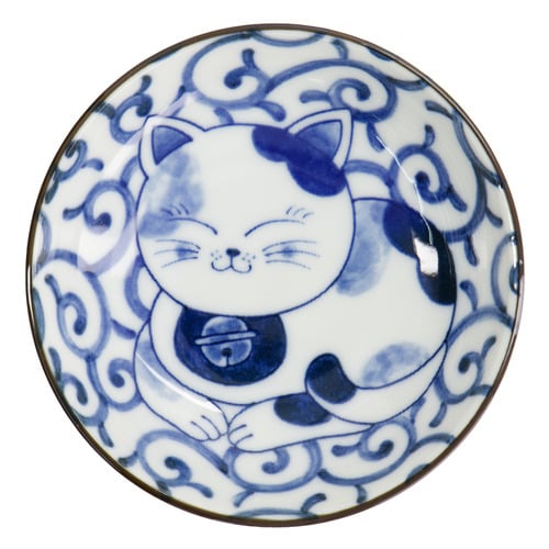 Kawaii Cat Neko Swirl Cat Sauce Dishes