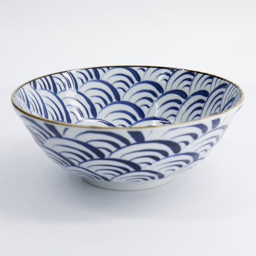 Natsu Nami 21cm Porcelain Ramen Bowls