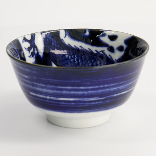 Blue Japonism Dragon 12cm Porcelain Tayo Bowls