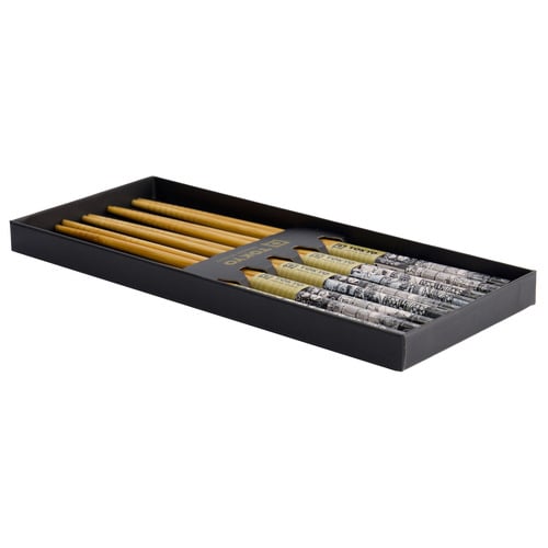 5 Piece Chopstick Tokyo Fan Gift Set