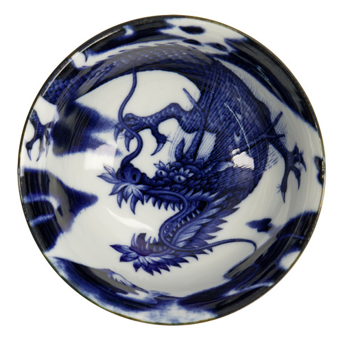 Blue Japonism Dragon 12cm Porcelain Tayo Bowls