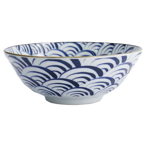 Natsu Nami 21cm Porcelain Ramen Bowls